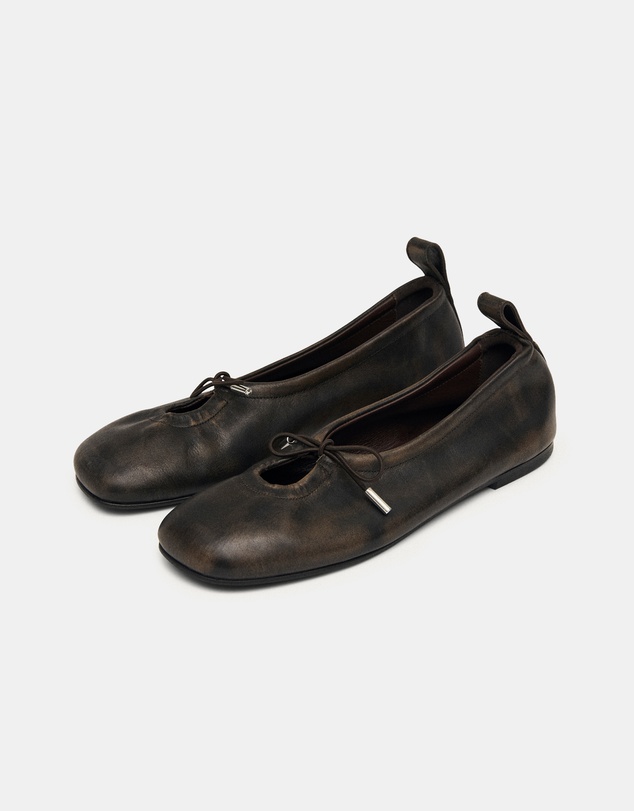 Alohas - Rosalind Leather Ballet Flats - Women's