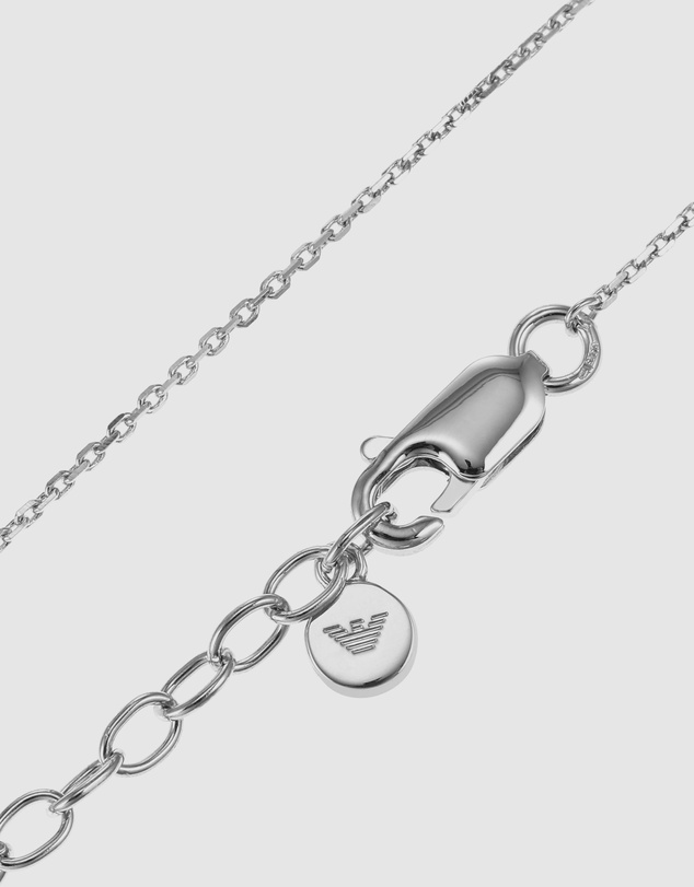 Emporio Armani - Silver-Tone Pedant Necklace