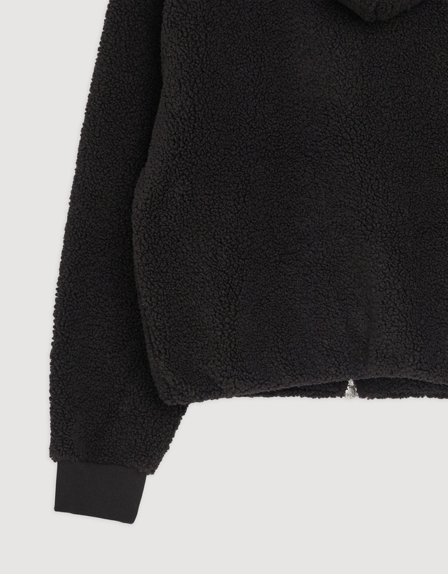 Revibe - Repaired Lorna Jane Field Teddy Zip Through Hoodie - AU 10