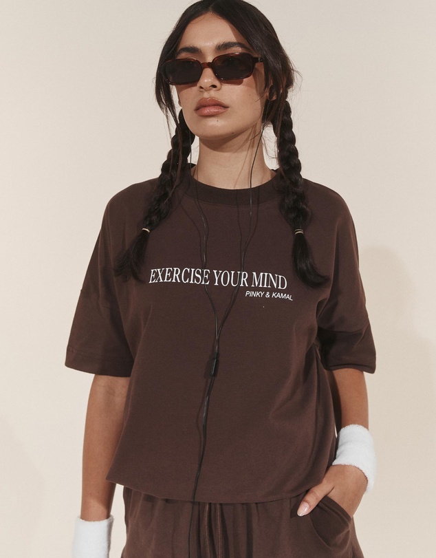 Pinky & Kamal - Exercise Your Mind T-Shirt