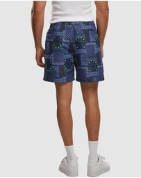 Urban Classics - Pattern Swim Shorts