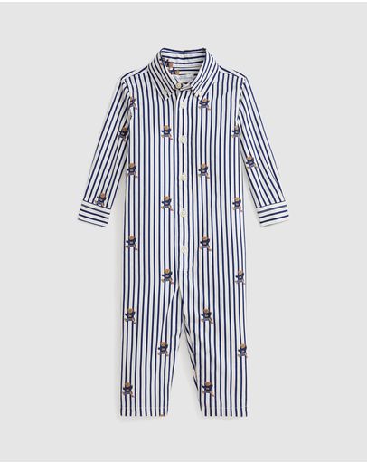 Bear, Navy & White