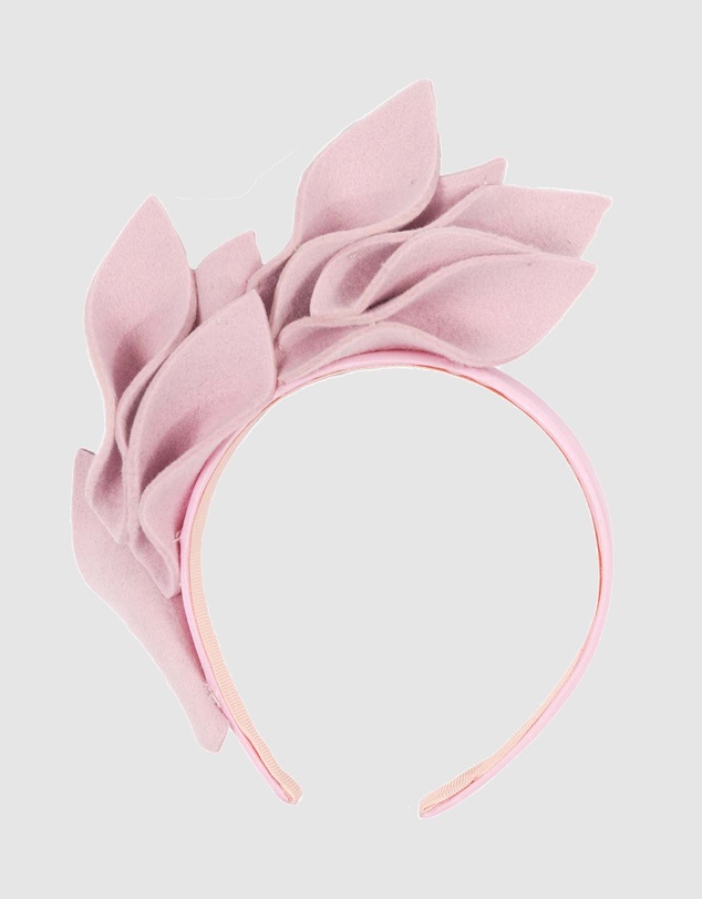 Max Alexander - Felt Pink Winter Racing Fascinator