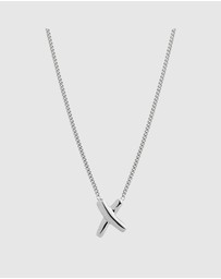 Najo - Bisous Silver Necklace (45cm+ext)