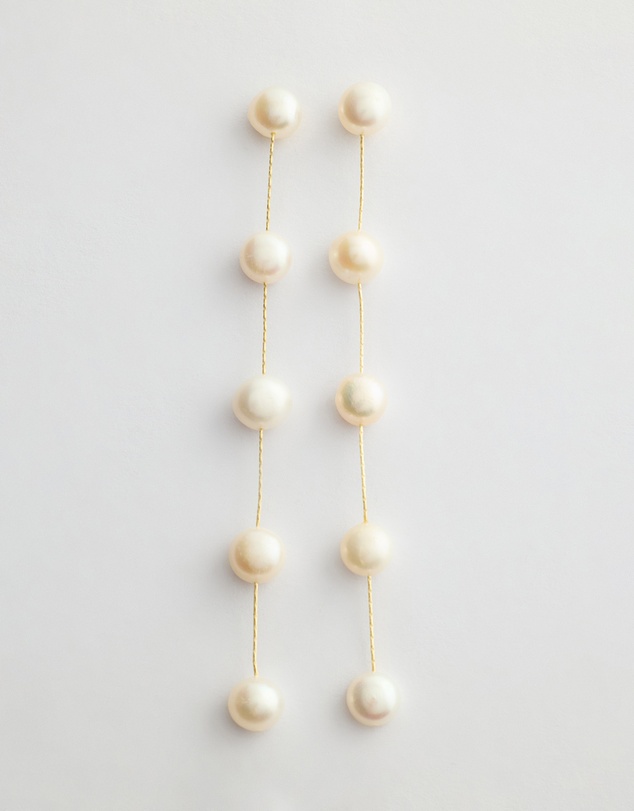 Moira Hughes - The White Label - The Lola Pearl Drop Earrings