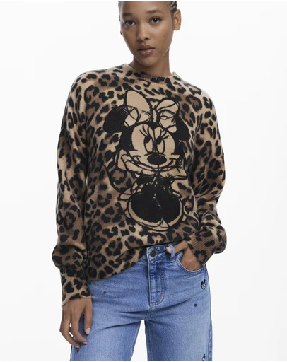 Desigual - Minnie™ animal print sweater