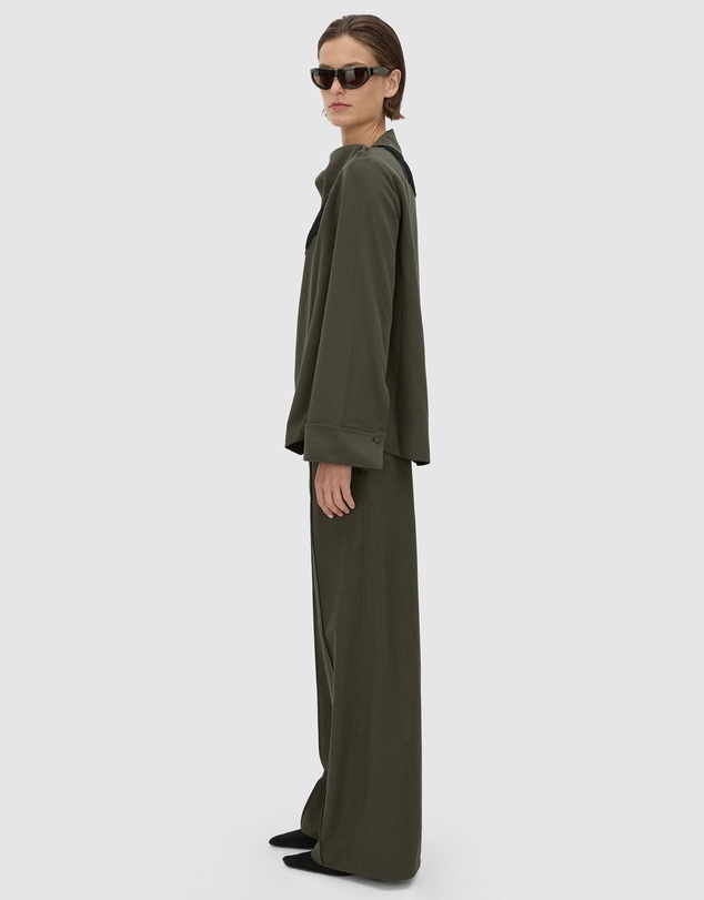 CAMILLA AND MARC - Una Straight Leg Pin Tuck Trousers