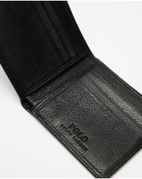 Polo Ralph Lauren - Pebbled Leather Billfold Wallet- ICONIC EXCLUSIVE