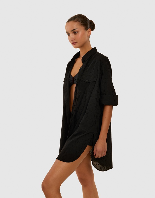 Simone Perele - Charmer Cotton Diamond Button Through Shirt