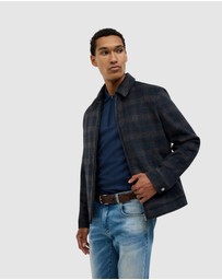 Politix - Stevie Wool Blend Check Jacket