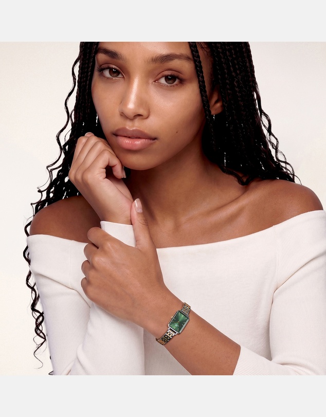 Daniel Wellington - Quadro 5-Link Emerald Two-Tone