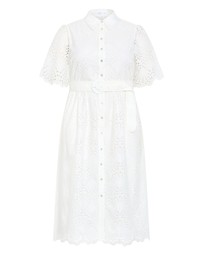 City Chic - Everlee Broderie Shirt Dress