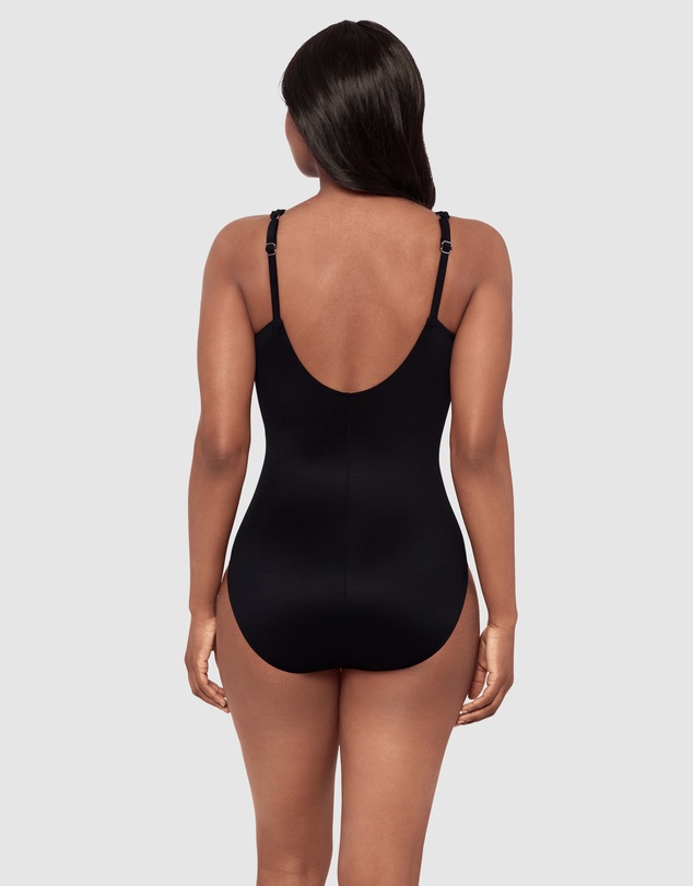 Miraclesuit Swimwear  - Ombra Fiore Siren Underwired Crossover Shaping Swimsuit