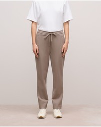 Trenery - Ponte Straight Leg Pant in Cinder