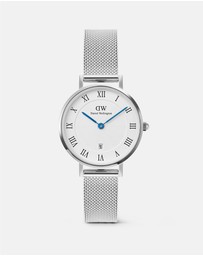 Daniel Wellington - Petite 28mm Roman Numerals Date Sterling S
