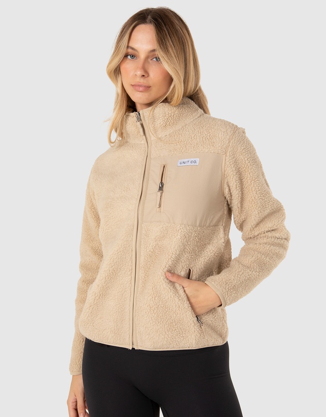 UNIT - UNIT Expedition Ladies Half Pile Zip Thru Jacket