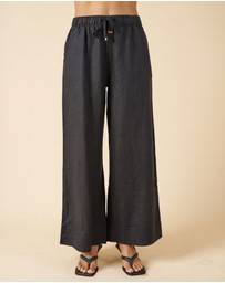CAMIXA - Palazzo Linen Pants