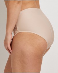 Kayser - 2 Pack Daily Essentials Micro & Geo Lace Full Brief (465 )