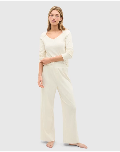 Seed Heritage - Pointelle Top and Pant PJ Set
