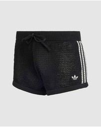 adidas Originals - Knitted Crochet Shorts