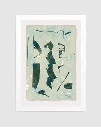 Olive et Oriel - Lacgeret Simple No61 by Treechild Art Print