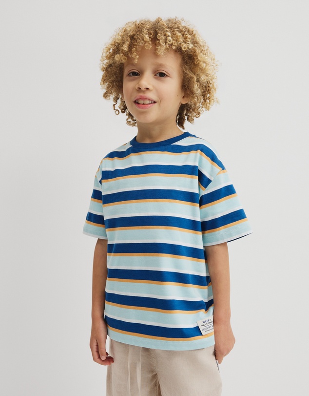 Country Road - Oversized Stripe Short Sleeve T-shirt