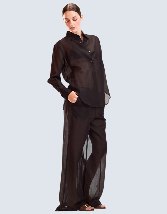 Cynthia Rowley - Salina Sheer Shirt
