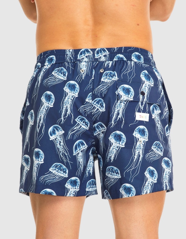 Tolu Australia - Boardshorts with Blue Jellyfish