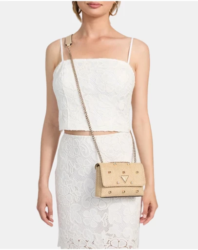 GUESS - Giully II Mini 2 Compartment Convertible Flap Bag