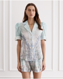 Aqua Blu Australia - Triomphe Jolene Short Sleeve Shirt