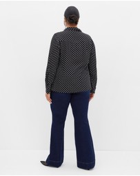 City Chic - Hesper Mews Spot Shirt