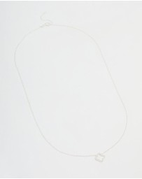 Lovisa - Sterling Silver Cubic Zirconia Flower Pendant Necklace