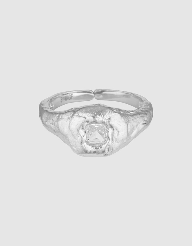 HOUSE OF SLANI - Silver Textured Willow Ring