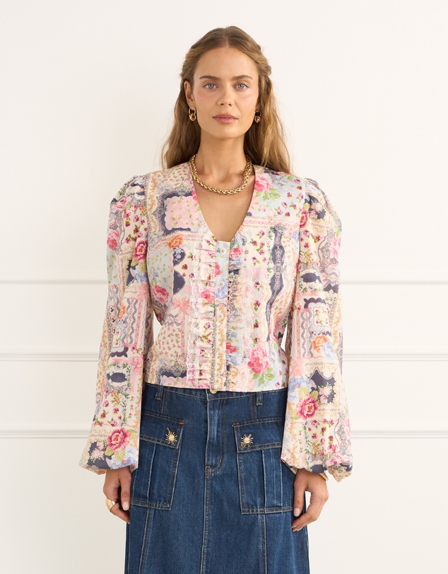 Heaven Australia - Alpine Selena Cropped Blouse