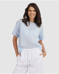 CAMIXA - Teena Linen T-shirt Top