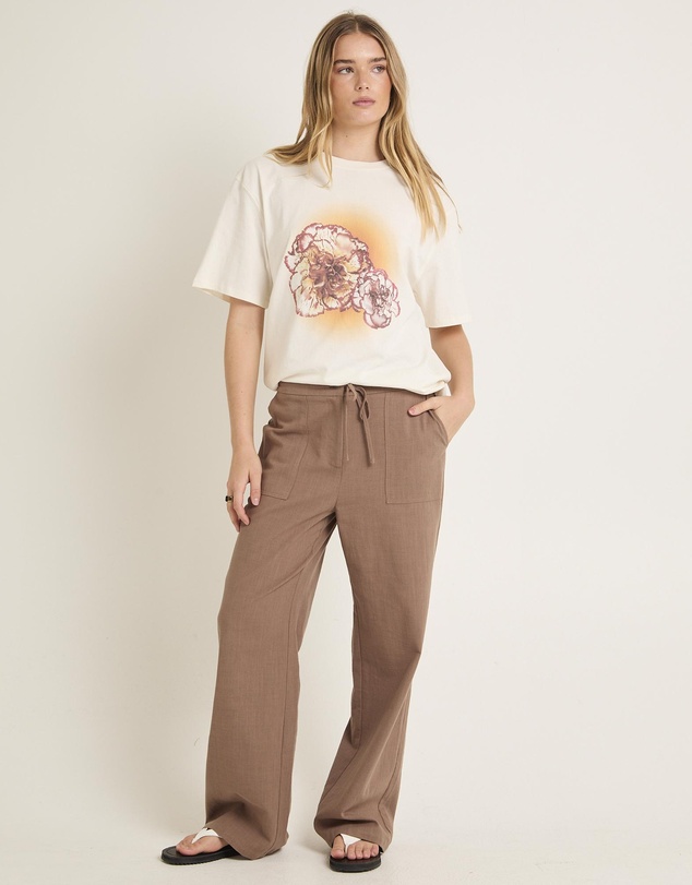Subtitled - Lenny Linen Patch Pocket Pants