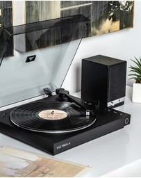 Victrola - Victrola Automatic Turntable - Black
