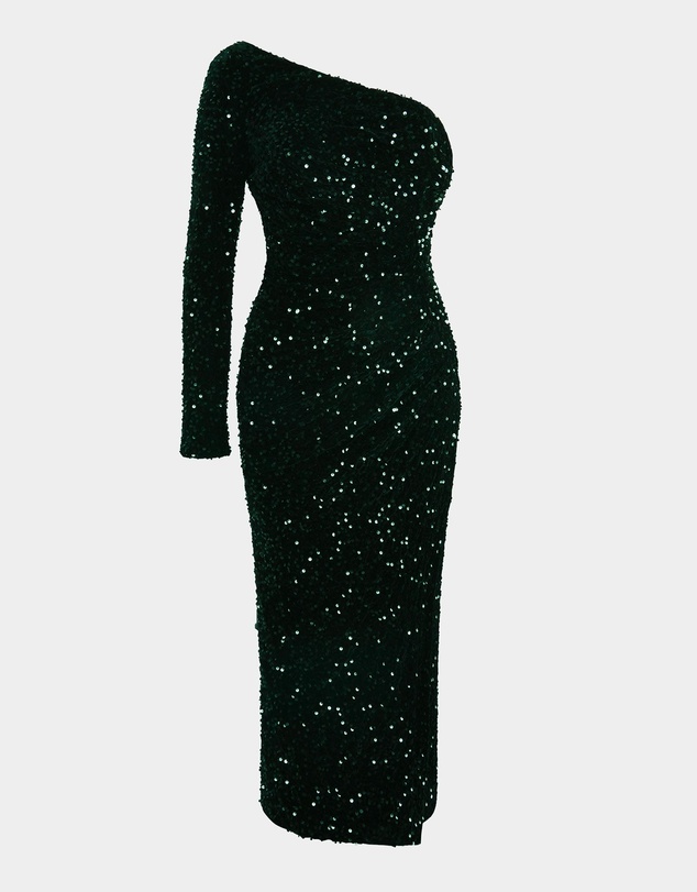 Forcast - Ivy One Shoulder Sequin Dress