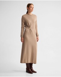 Oxford - Adelaide Knitted Dress With Brooch
