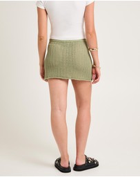 Subtitled - Iris Crochet Mini Skirt