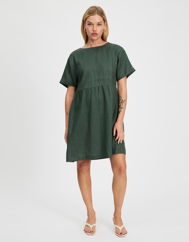 White By FTL - Zavi Linen Dress