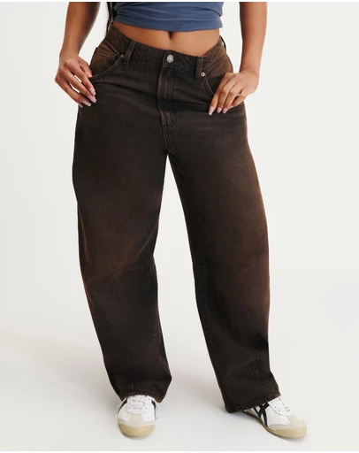 Cotton On - Curvy Barrel Jeans