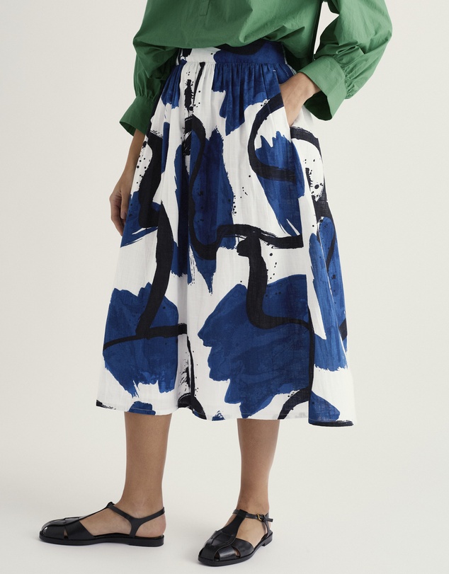Seasalt - Seasalt Cornwall Blue Mevagissey Skirt