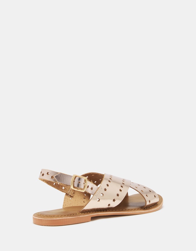Just Because - Malita Leather Slingback Sandals
