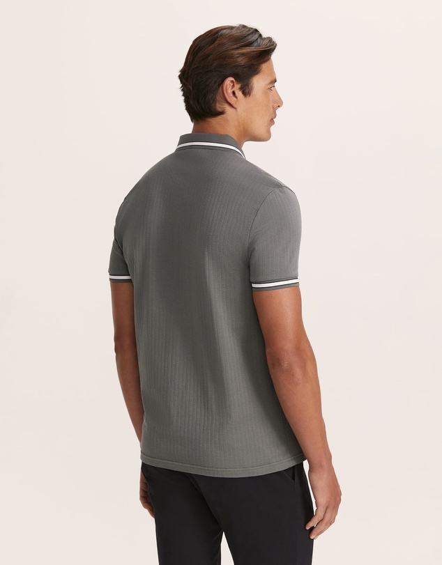 SABA - Ted Textured Cotton Polo