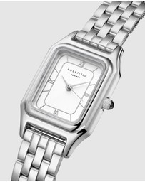 Rosefield - Ivy White Silver-Tone Bracelet Watch