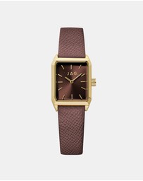 Jag - Sorrento Womens Brown Dial 24mm Brown Watch