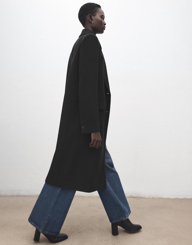 M.N.G - Double-Breasted Wool Coat