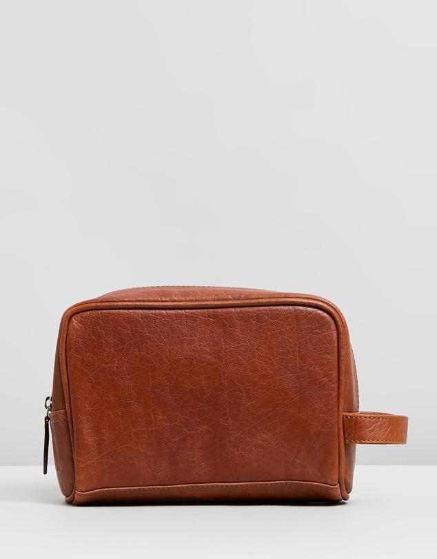 Staple Superior - George Leather Washbag