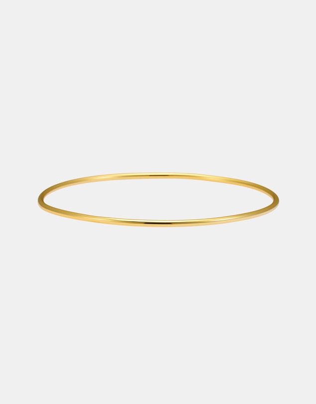 Zoe Olivia - 14K Gold Vermeil Icon Thin Bangle